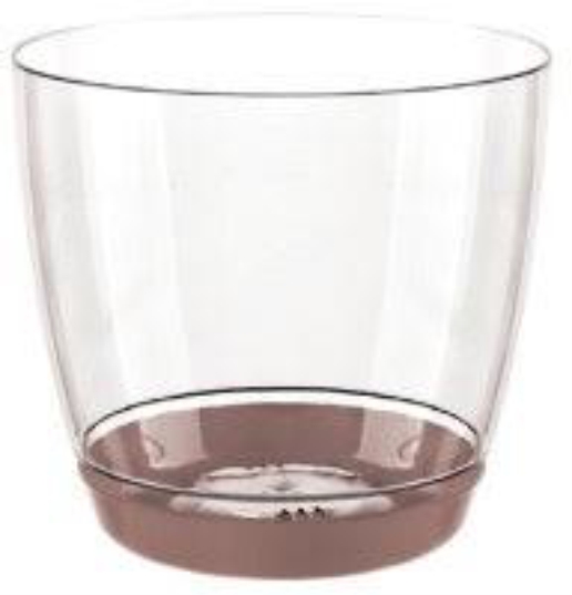 YUVARLAK ORKİDE SAKSI KRİSTAL 18 CM 3 LT