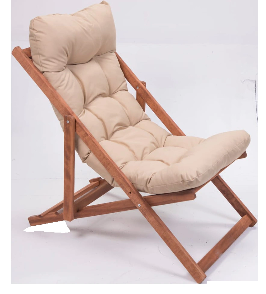 AHŞAP KADEMELİ ŞEZLONG