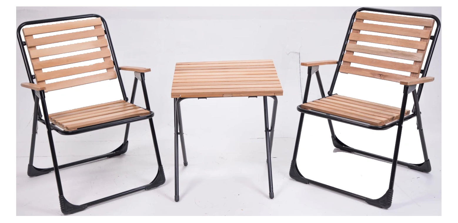METAL İSKELET BİSTRO PİKNİK SETİ
