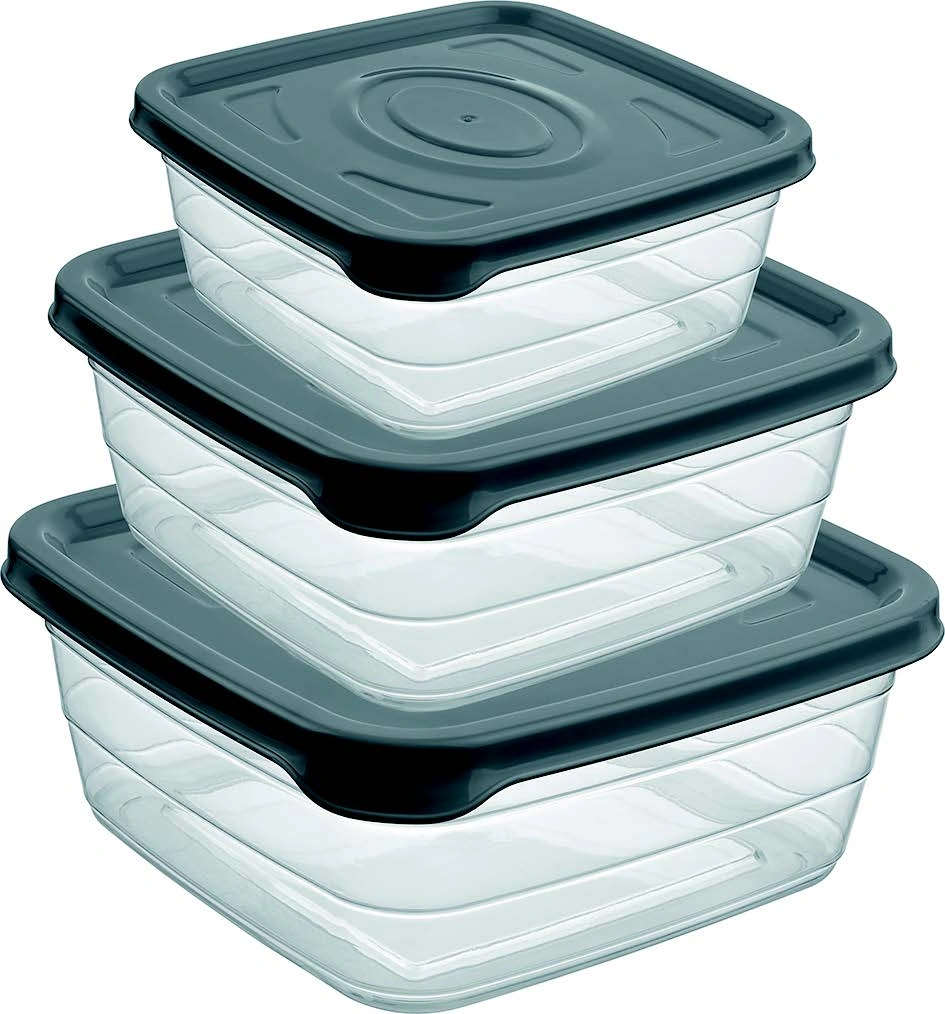 3'LÜ TRENDY KARE SAKLAMA 0,6-1,2-2  LT