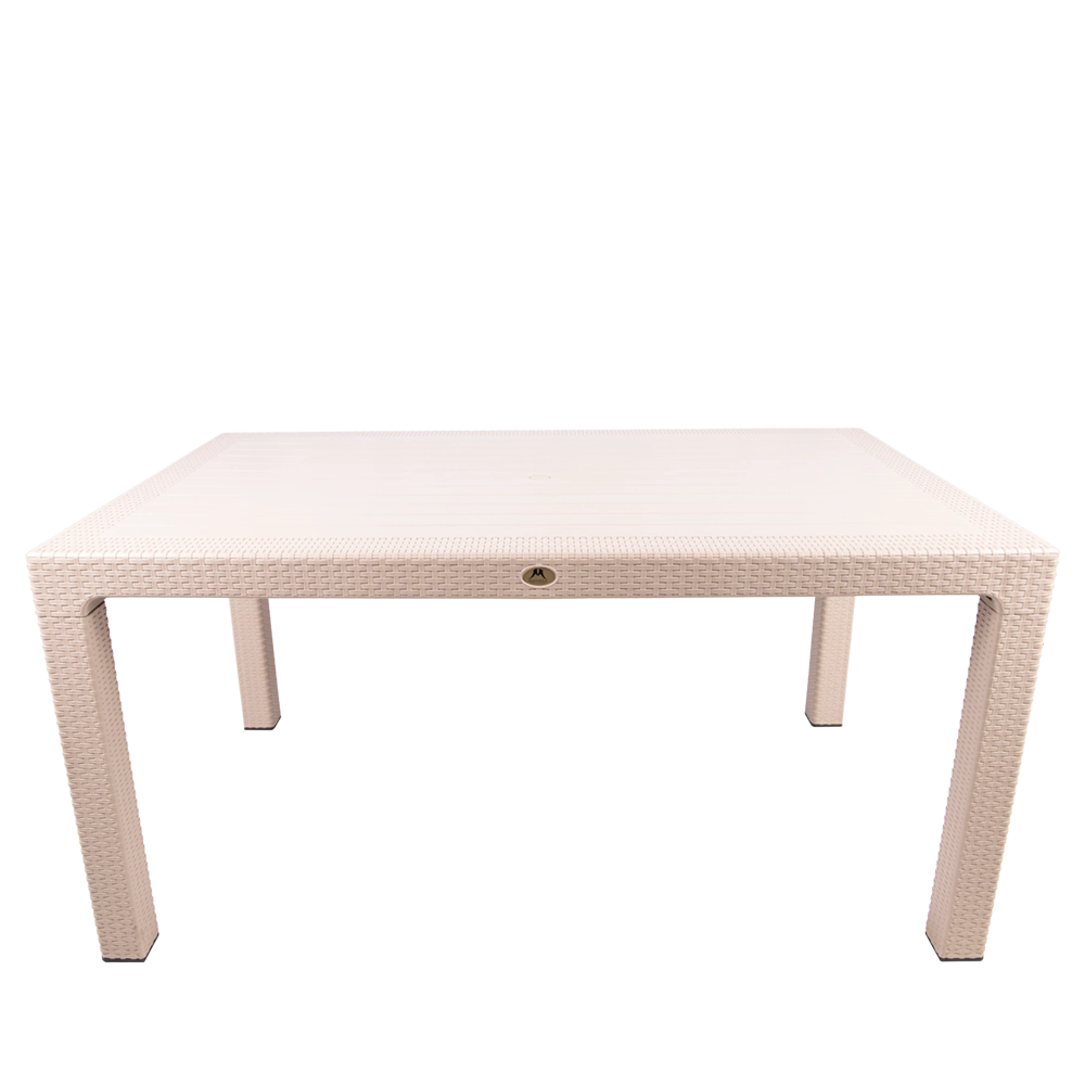 90X150 ELİT RATTAN MASA (CAMSIZ)