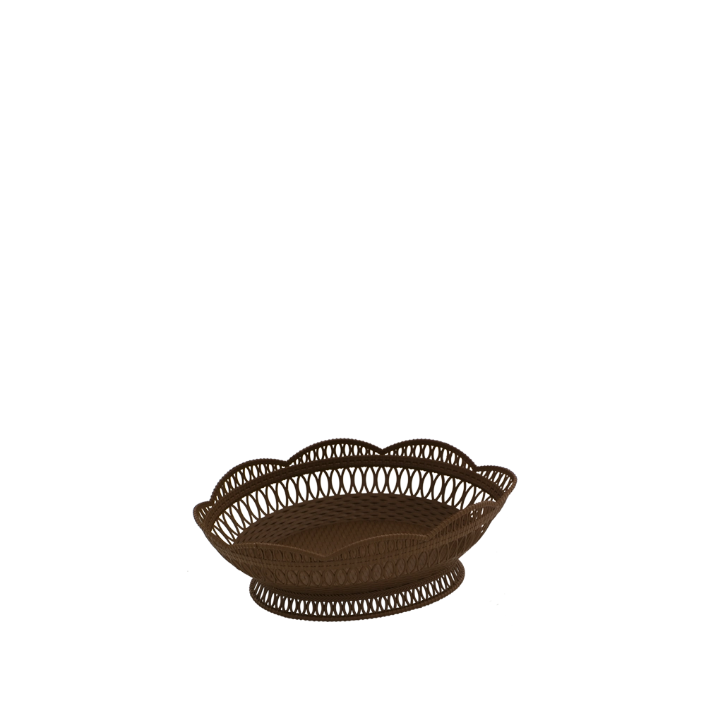 ÖRGÜ OVAL EKMEK SEPETİ